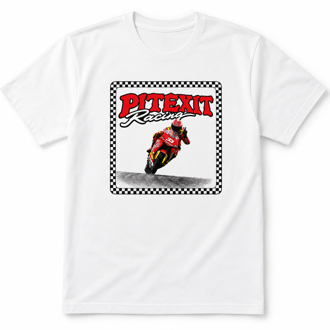 Motorsport Graphic T-Shirt – PITEXIT Turn 12 Design | 100% Cotton | Men's Tee