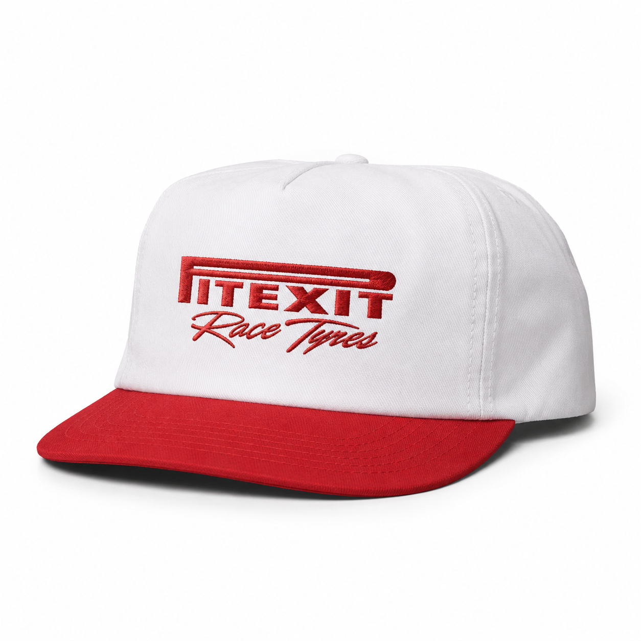 Motorsport Snapback Cap – PITEXIT Race Tyres | 5 Panel | Embroidered Hat