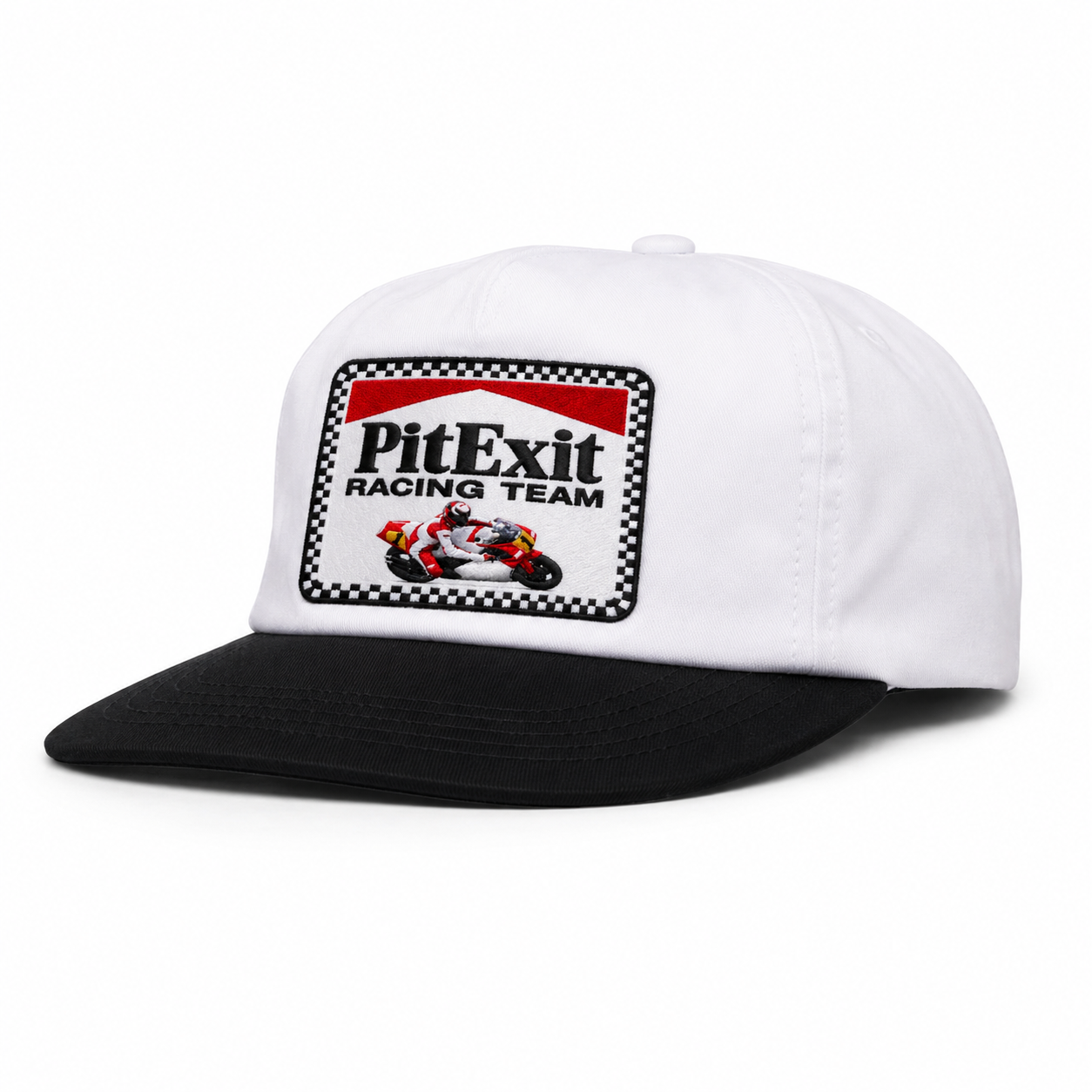Motorsport Snapback Cap – PITEXIT 91 Eastern Creek | 5 Panel | Embroidered Hat