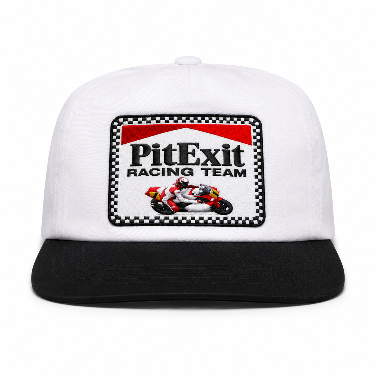 Motorsport Snapback Cap – PITEXIT 91 Eastern Creek | 5 Panel | Embroidered Hat